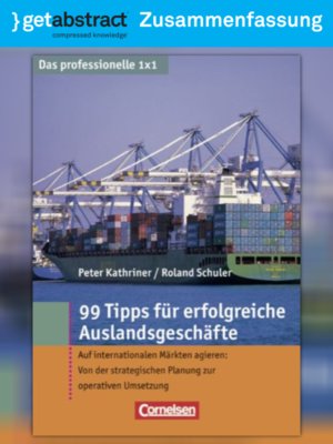 cover image of 99 Tipps für erfolgreiche Auslandsgeschäfte (Zusammenfassung)